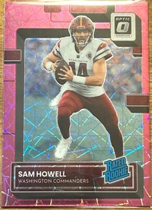 2022 Donruss Optic - Sam Howell - Rated Rookie - Pink Velocity Prizm SP /79 - Picture 1 of 3
