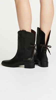 Chloe Western Leather Boots in Black Size US 8 / EU 38 W/Dust Bags - Image 1 of 4