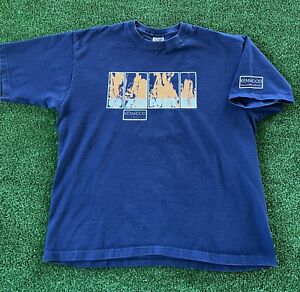 Vintage Ozomatli World Tour Concert Kenwood 90s 2000s T-Shirt Navy Blue Mens XL