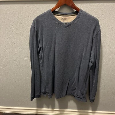Austin Clothing Company Camiseta Azul Manga Larga Mediana Foto 1 de 2