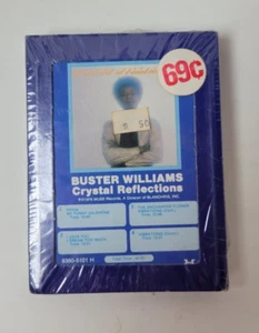 Vintage NIP Buster Williams Crystal Reflections 8 Track Tape Sealed 1976 Muse - Picture 1 of 6