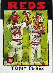 2022 Topps X Spotlight 70 V2 Andy Friedman Tony Perez #65- Free Shipping!