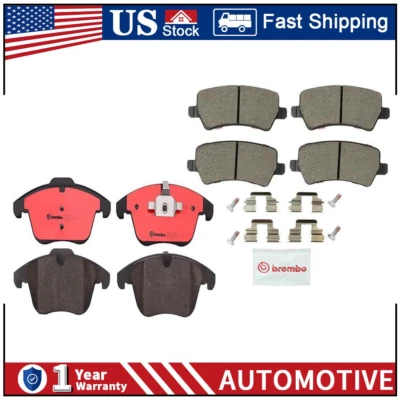 Pastillas de freno delanteras + traseras de cerámica para Volvo XC70 2008-2016 - Brembo Premium OE PZ Foto 1 de 4