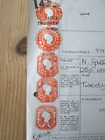 GB Revenues/fiscals embossed £50 F, 2x £20 Q, £5 O 1972 JUNCTION NOMINEES (No 2)