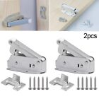 Adjustable Spring Door Latch 2 Pack Loft Touch Catch for Cupboards and Attics