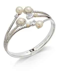 $108  Kate Spade New York Glitz And Glam Open Hinge Cuff bracelet  #4 - Picture 1 of 8