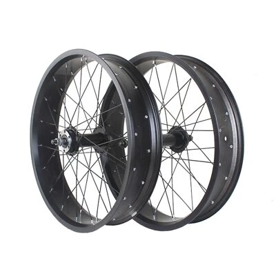 Fat Bike Wheel Rim 20 24 26x4.0 Tire Snowbike Super-wide Wheelset Bicycle Wheels - Image 1 of 4