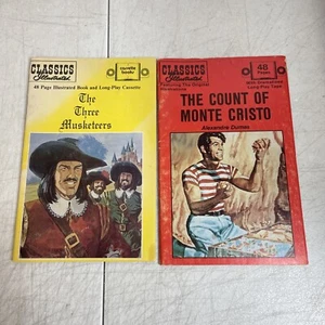 Cassics Illustrated the Count of Monte Cristo, The Three Musketeers No Tapes - Picture 1 of 7
