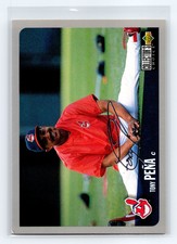 1996 Collector's Choice #527 Tony Pena Silver Signature NM-Mint