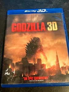 GODZILLA 2014 3D + BLU-RAY + DVD Rare OOP - Picture 1 of 5