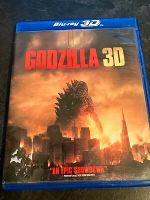 GODZILLA 2014 3D + BLU-RAY + DVD Rare OOP - Image 1 of 4