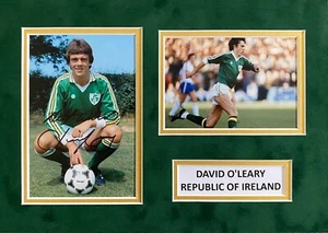 DAVID O'LEARY FIRMADO A MANO MONTURA A4 EXHIBICIÓN FOTOGRÁFICA REPÚBLICA DE IRLANDA AUTÓGRAFO 2 - Imagen 1 de 1