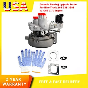GTB3576KLNRV Turbo Charger for Hino 268 338 338T Truck w/ J08E 7.7L 830724-0001 - Picture 1 of 10