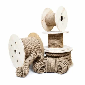 CUERDA DE YUTE 28mm-60mm Fibra Natural Hecha de Yuta de Cáñamo - Imagen 1 de 25
