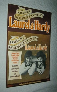 Original LAUREL & HARDY SOUNDTRACK Musikladen Promo Poster GUTER ZUSTAND - Bild 1 von 1