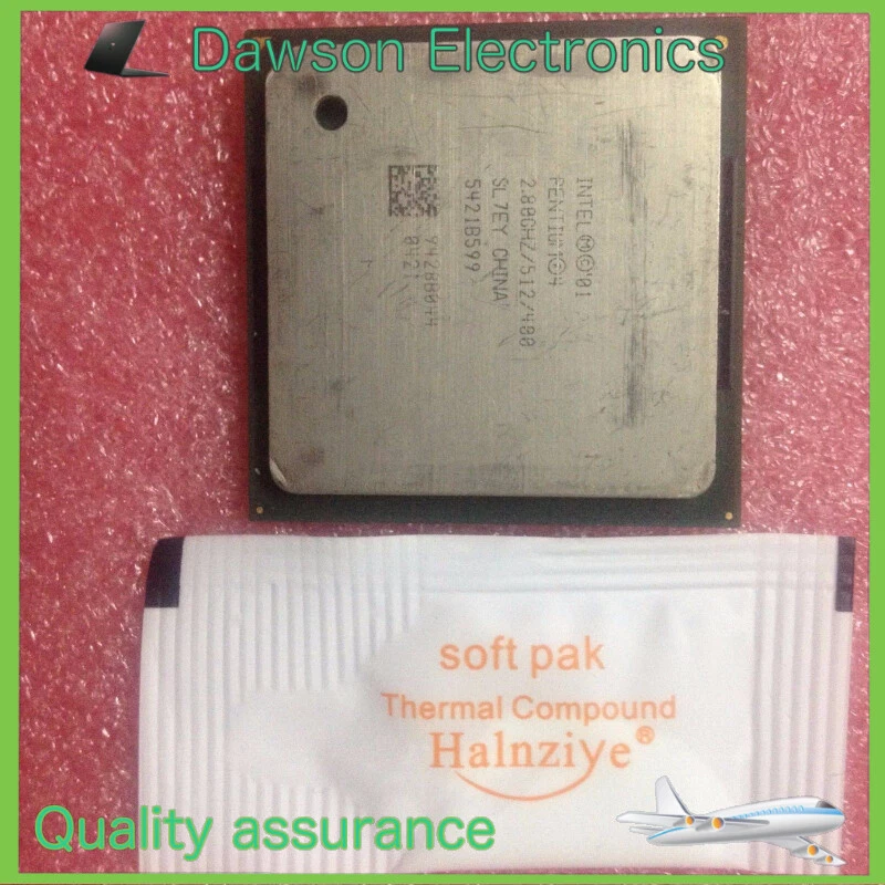 Intel Pentium 4 P4 2.8 GHz 400MHz 512K SL7EY Processor Socket 478 Desktop CPU - Image 1 of 2