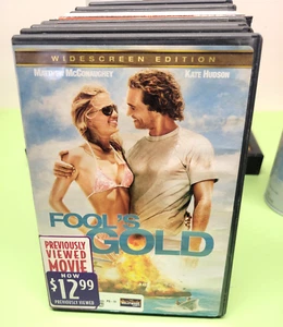 FOOLS GOLD DVD WIDESCREEN EDITION PG13 2008 MATTHEW MCCONAUGHEY - Picture 1 of 3