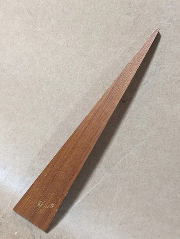 Vintage Seth Thomas MCM Teak Starburst Atomic Wall Clock replacement wood part Cover