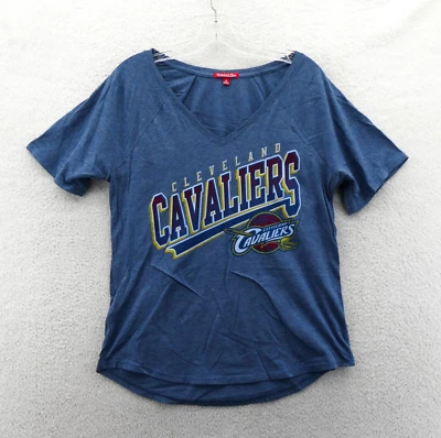 Cleveland Cavaliers рубашка женщин средний синий Mitchell & Ness баскетбол NBA новый - Изображение 1 из 4