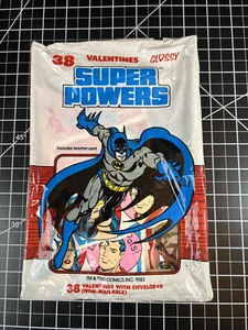Vintage 1983 Super Powers DC Comics Batman Valentines Greetings Cards 1980s NIB - Bild 1 von 12