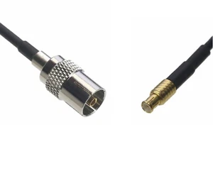 IEC Female to MCX Male RF Coaxial Cable For Antenna Radio wifi 0.5~15FT - Picture 1 of 3