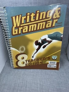 Bob Jones Writing & Grammar 8 Teacher’s Edition (3rd Edition) 8th Grade CD Book - Imagen 1 de 12