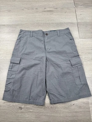 Polo Ralph Lauren Shorts Boys 18 Gray Ripstop Khaki Hiking Camping Outdoors - Image 1 of 4