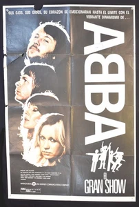 ABBA: THE MOVIE (1977) * SWEDISH POP GROUP * ARGENTINE 1sh MOVIE POSTER - Picture 1 of 1