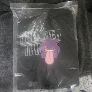 100 Thieves x Pokémon Gengar Hoodie Sweatshirt Large Unisex Black SOLDOUT ONLINE - Picture 1 of 3