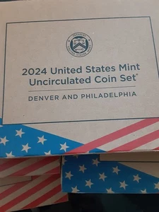 2024 United States Mint Uncirculated Coin Set P - D 20 Coins Sealed Box #24RJ - Picture 1 of 3