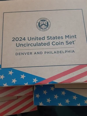 2024 United States Mint Uncirculated Coin Set P - D 20 Coins Sealed Box #24RJ - Image 1 of 3