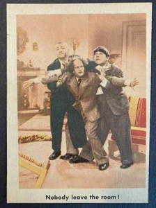 1959 Fleer Three Stooges - #87 - Nobody Leave the Room - High Grade Off Center - Picture 1 of 2