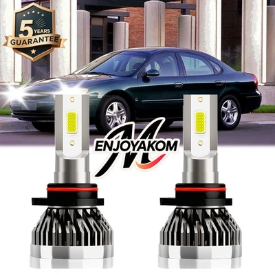 Kit de bombillas de faros LED blancas 6000K para Ford Taurus 2013-2019 Foto 1 de 4