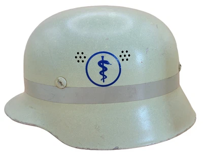 Feuerwehr Helmkennzeichnung - Mit Äskulapstab (Sanitäter, med. Ausbildung) (2x) - Bild 1 von 4