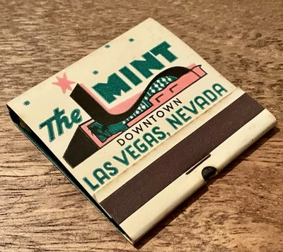 Vintage 1940s-1950s THE MINT Matchbook ::: Las Vegas Casino - Image 1 of 2