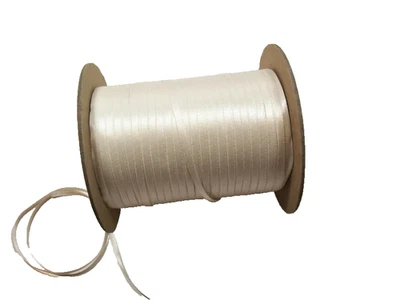 Schiff Brand Ivory Double-Face Satin Ribbon 1/8" wide x 20 yards B7 - Image 1 of 3