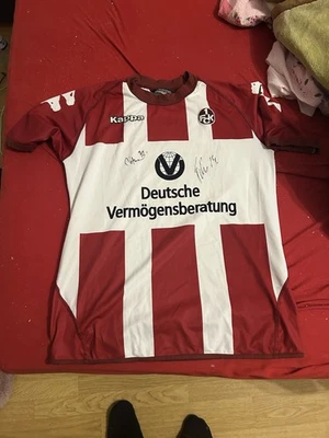 1.FC Kaiserslautern Kappa Trikot 2006/2007 +  Signiert Gr.XL - Bild 1 von 2