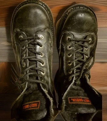 Botas de Colección Harley Davidson Para Mujer Cuero Rider Cremallera Con Cordones Negras Talla US 10  Foto 1 de 4