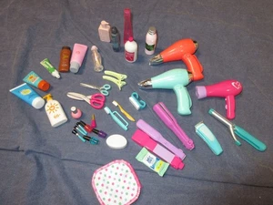 Gran Lote NUESTRA GENERACIÓN Muñeca American Girl PELO Accesorios Baño Secador de Pelo - Imagen 1 de 5