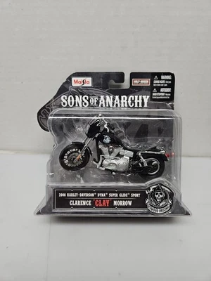 Motocicleta Harley Davidson Harry Opie Winston Dyna 2001 Maisto Sons of Anarchy Foto 1 de 3