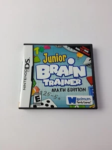 Junior Brain Trainer Math Edition (Nintendo DS, 2011) Complete Game TESTED - Picture 1 of 7