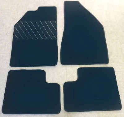 Alfombra de Coche para Fiat 130 Coupé Dkl.azul Terciopelo Cuero Artificial Nuevo - Imagen 1 de 3