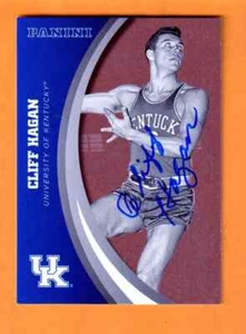 Cliff Hagan Kentucky Wildcats AUTO Signed 2016 Panini card HOF Owensboro KY - Picture 1 of 2
