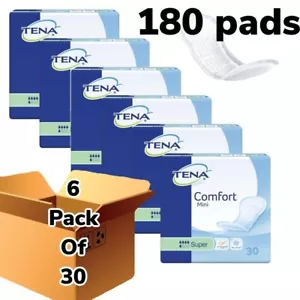 Tena Comfort Mini Super 6 x Pack of 30 = 180 Pads total MULTIPACK - Picture 1 of 10
