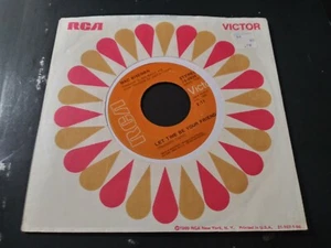 Mac Wiseman Let Time Be Your Friend VG Original 45RPM RCA Record 1970 BLUEGRASS - Imagen 1 de 3