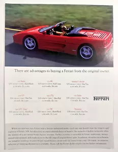 1997 Druckanzeige 170 Ferrari Gebrauchtmodelle werkseitig autorisierte Händler Integrität - Bild 1 von 1