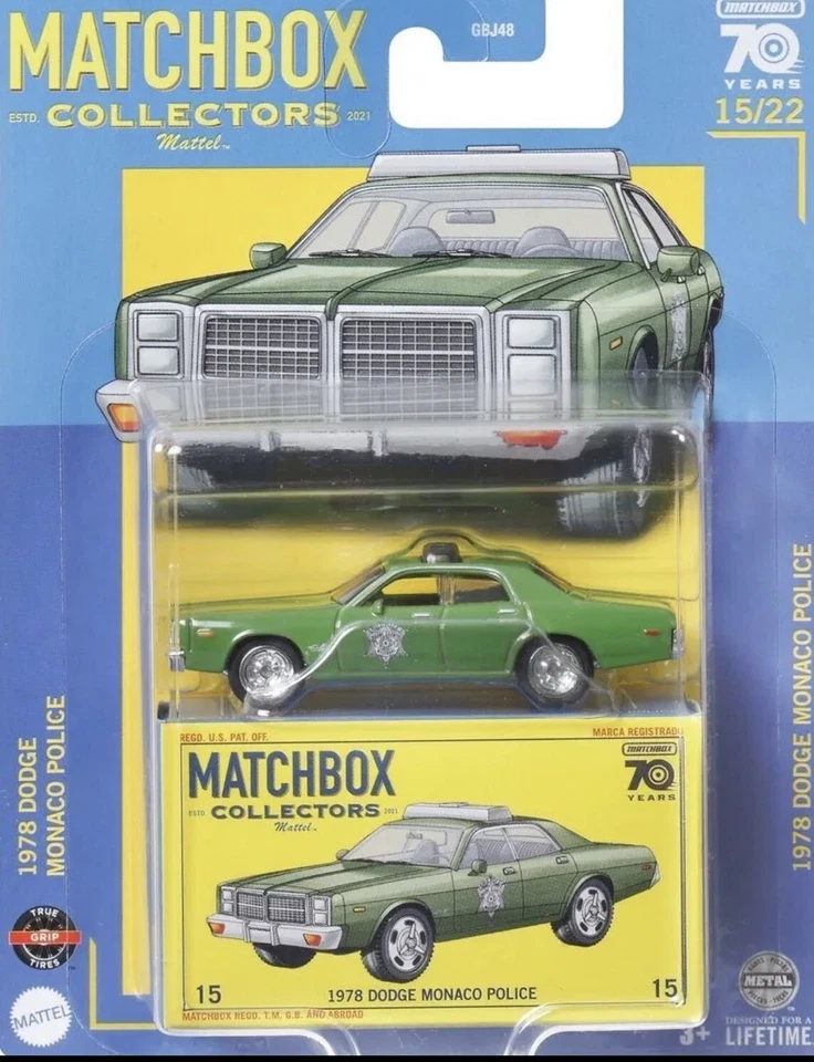 2023 Matchbox Collectors Dodge Monaco Police by RACEFACE-MODELCARS