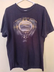 Vintage Harley Davidson Dealer tshirt xl Black South Africa Screaming Eagle - Picture 1 of 6