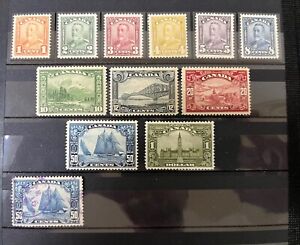 Canada stamps 1928 - 1929 MNH/MLH HIGH CV