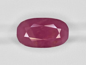GII Certified GUINEA Ruby 15.88 Cts Natural Untreated Pinkish Red Cushion - Picture 1 of 4